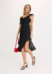 Robe midi ajustée, bonprix