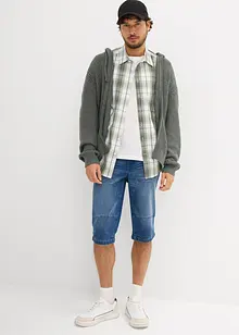 Long-Jeans-Bermuda, Regular Fit, bonprix