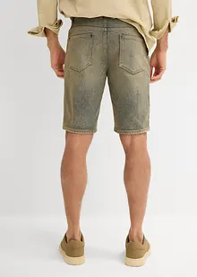 Dirty Washed Jeans-Bermuda, Regular Fit, bonprix