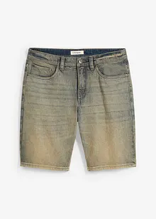 Dirty Washed Jeans-Bermuda, Regular Fit, bonprix