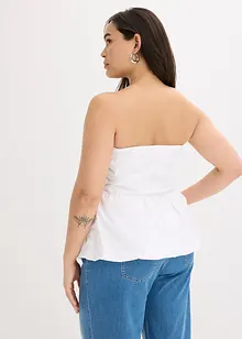 Blouse sans manches à base volumineuse, bonprix