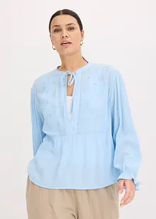 Bluse mit Lochstickerei, bonprix
