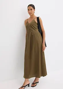 Maxikleid mit Ösen-Verzierung, bonprix