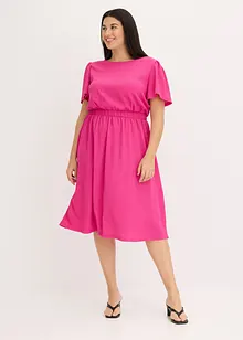 Jerseykleid aus strukturiertem Crêpe, bonprix