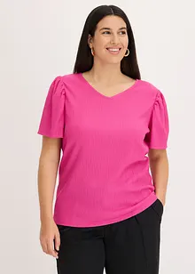 Shirt aus strukturiertem Crêpe, bonprix