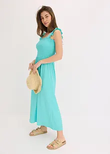 Robe en jersey avec détail smocké, bonprix