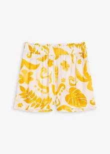 Short imprimé en viscose texturée, bonprix