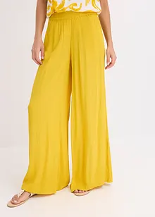 Pantalon taille élastiquée en viscose fluide, bonprix