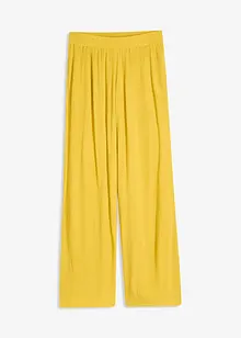 Pantalon taille élastiquée en viscose fluide, bonprix