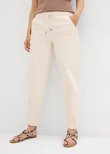 Jean barrel taille mi-haute élastiquée, bonprix