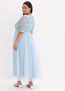 Maxikleid mit Paillettenstickerei, bonprix