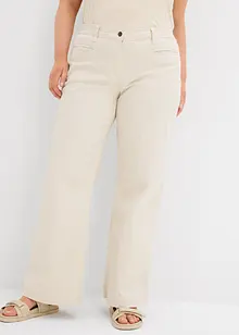 Jean large taille mi-haute élastiquée, bonprix