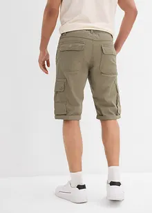 Cargo-Bermuda aus reiner Baumwolle, Regular Fit, bonprix