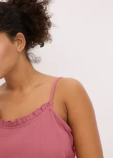 Shorty aus softem Musselin mit Spaghettiträger, bonprix