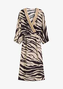 Midikleid  aus fließendem Viskose-Mix, bonprix