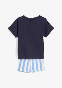 Shirt und kurze Hose aus reiner Bio-Baumwolle (2-tlg.Set), bonprix