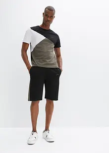 T-Shirt und Sweat-Bermuda aus reiner Baumwolle (2-tlg.Set), bonprix