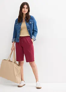 Bermuda en molleton 100% coton, bonprix