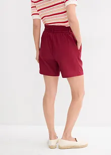 Short paper bag en lin, bonprix
