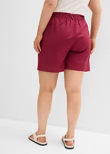 Short paper bag en lin, bonprix
