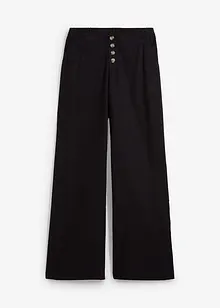 Pantalon palazzo en lin mélangé, bonprix