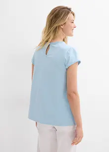 T-shirt en coton avec dentelle, bonprix