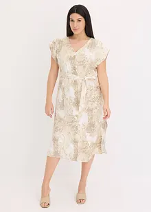 Robe en viscose et ceinture (ens. 2 pces), bonprix