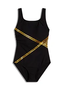 Maillot 1 pièce sculptant, maintien léger, bonprix
