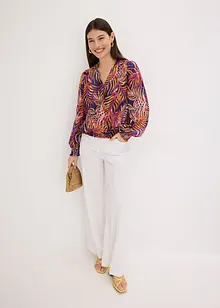 Blouse imprimée en crêpe, bonprix
