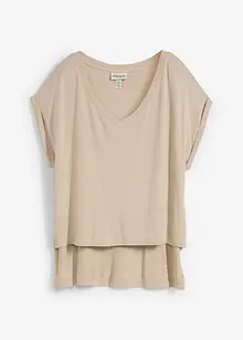 Oversized-Shirt aus fließendem Viskose-Mix, bonprix