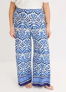 Pantalon en jersey viscose imprimé, bonprix