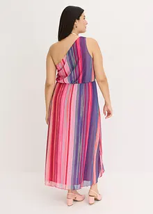 Robe une épaule en mesh doux, bonprix