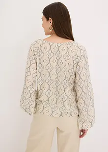 Blouse imprimée en viscose mélangée, bonprix