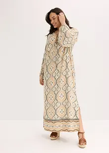 Robe caftan imprimée en viscose fluide, bonprix