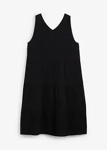 Robe à bretelles en gaze de coton douce, bonprix