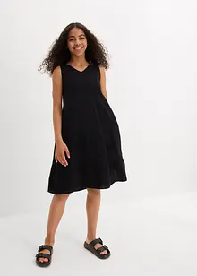 Trägerkleid aus weichem Musselin, bonprix