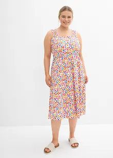 Robe légèrement évasée en jersey coton et viscose, bonprix
