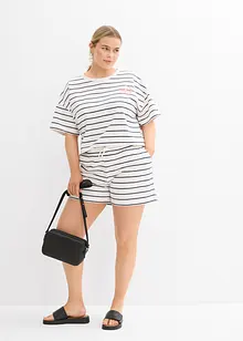 Short en molleton de coton mélangé, bonprix
