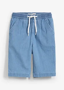 Schlupf Stretch-Jeans-Bermuda, Regular Fit, bonprix
