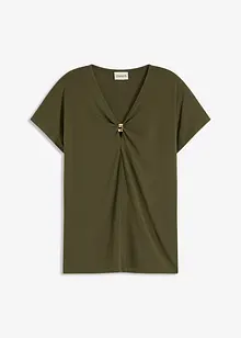 T-shirt avec anneau décoratif, bonprix