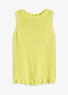 Top en maille coton texturée, bonprix