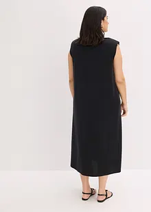 Jerseykleid aus Viskose- Pique mit Schulterpolster, bonprix