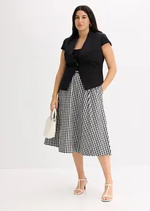 Midirock aus reiner Baumwolle, bonprix