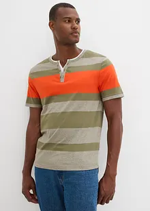 Henleyshirt, Kurzarm, bonprix