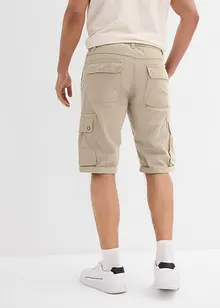 Cargo-Bermuda aus reiner Baumwolle, Regular Fit, bonprix