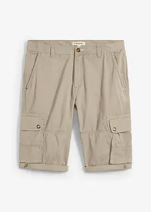 Cargo-Bermuda aus reiner Baumwolle, Regular Fit, bonprix