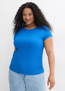 T-shirt en crêpe texturé, bonprix