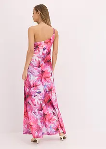 Robe une épaule en crêpe texturé, bonprix