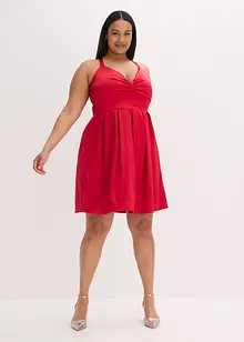 Robe courte en satin brillant, bonprix