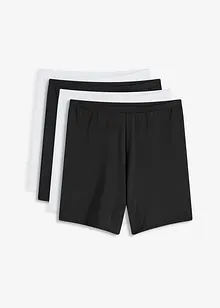Lot de 4 boxers femme mi-longs taille haute, bonprix